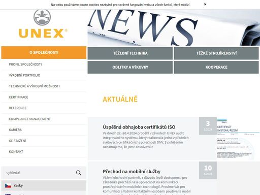 www.unex.cz