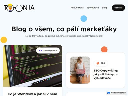 jsem marketingový konzultant se zaměřením na e-commerce. strategicky povedu váš projekt k výsledku. seo, ppc, performance i vývoj webu jsou mým denním chlebem.