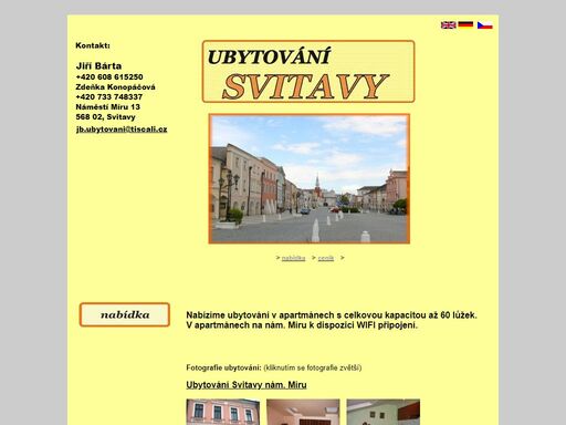 www.ubytovanisvitavy.eu