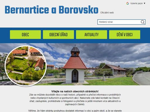 www.bernartice-borovsko.cz