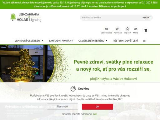 jsme odborníci na osvětlení zahrady - návrhy a realizace. specializujeme se na prodej 12v zahradního osvětlení. nabízíme širokou nabídku kvalitního venkovního a interiérového osvětlení. vytváříme originální vodní prvky z přírodního kamene a prodáváme příslušenství pro zahradní fontány.