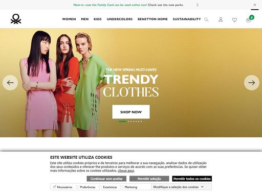 check out the united colors of benetton 2024 collection for women, men, boys, girls and baby - free returns.
