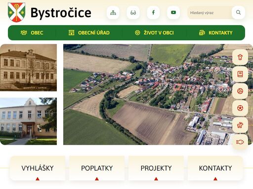 oficiální stránky obce bystročice