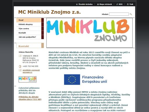 www.miniklub-znojmo.cz