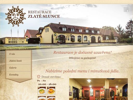 www.restaurace-zlateslunce.cz
