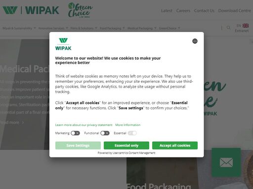 wipak, a global supplier, provides flexible, sustainable packaging for food, healthcare, and pharmaceuticals. click for details!