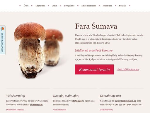 www.farasumava.cz