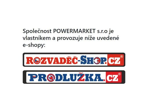 společnost powermarket s.r.o je vlastníkem a provozuje rozvaděč-shop.cz a prodlužka.cz