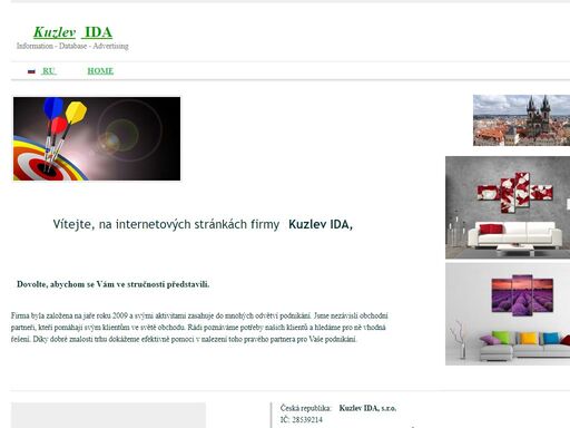 kuzlev ida, zprostředkovatelské služby, smluvní přeprava po česku, reklamní a marketingové služby, mystery shopping v praze