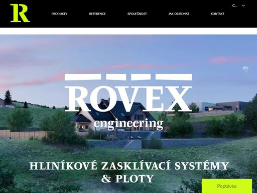 rovex - český výrobce zasklívacích systémů ze slatiňan. nabízíme širokou škálu typů posuvných oken a dveří. od designových bezrámových variant až po masivní rámové konstrukce s přerušeným tepelným mostem. dodáváme pergoly, zimní zahrady, posuvné dveře a zasklívání balkónů.