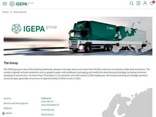 the igepa group is one of the leading wholesaler groups in europe and serves more than 50,000 customers in industry, trade and commerce. >more