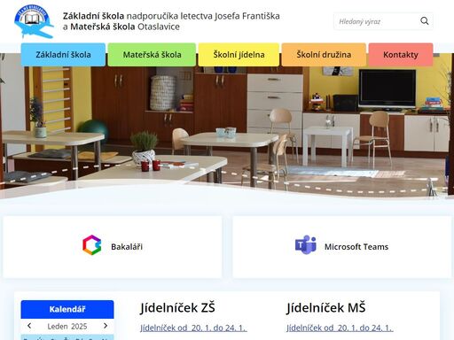 základní škola nadporučíka letectva josefa františka a mateřská škola otaslavice