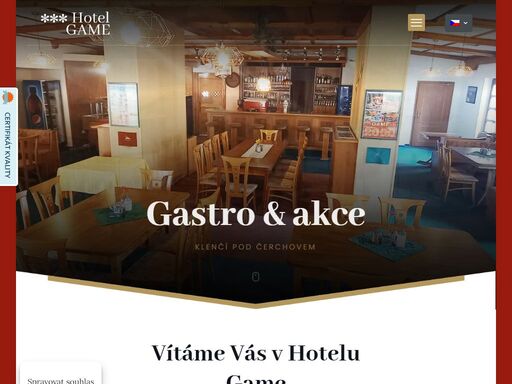 www.hotelgame.cz