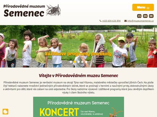 www.muzeumsemenec.cz