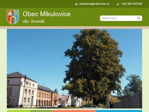 oficiální stránky obce mikulovice