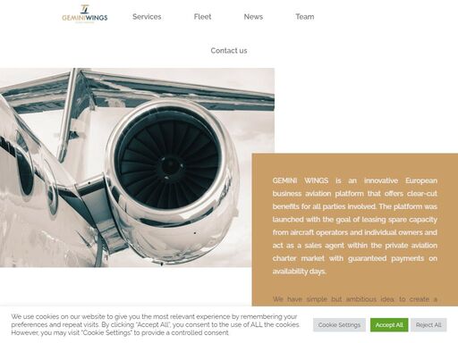 gemini wings is an innovative european business aviation platform that offers clear-cut benefits for all parties involved.