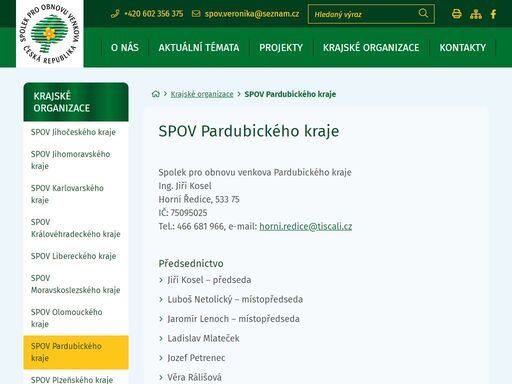 oficiální stránky spolku pro obnovu venkova české republiky