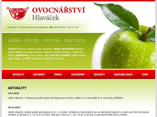www.ovocnarstvihlavacek.cz
