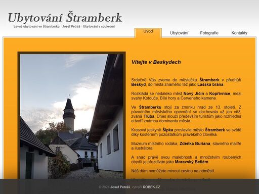 www.ubytovani-stramberk.cz