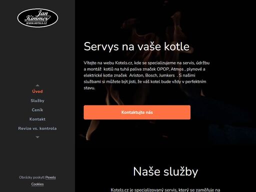 vítejte na webu kotels.cz, kde se specializujeme na servis, údržbu a montáž kotlů na tuhá paliva značek opop, atmos , plynové a elektrické kotle značek ariston, bosch, jumkers . s našimi službami si můžete být jisti, že váš kotel bude vždy v perfektním stavu.