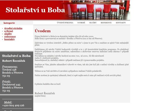 www.stolarstviuboba.cz