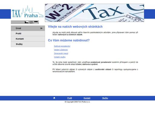 tax praha - finanční, daňové a účetní poradenství, podpora zahraničních společností při zahájení podnikání v čr, poradenství a činnosti v personální oblasti