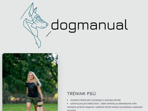 dog manual - moderní trénink psů vycházející z principů přírody