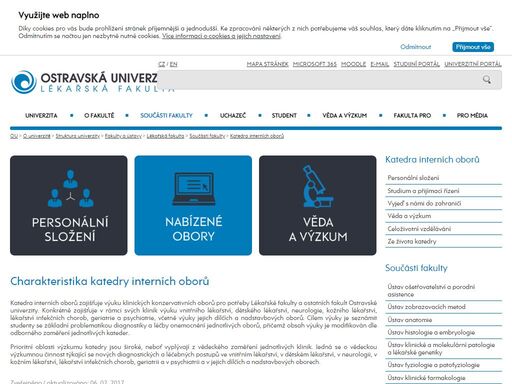 katedra interních oborů lf ou - oficiální internetové stránky ostravské univerzity.