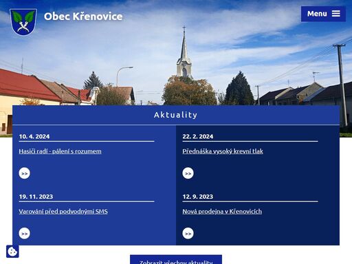 křenovice jsou obec ležící v okrese přerov, při pravém břehu řeky hané. mají 438 obyvatel a jejich katastrální území má rozlohu 928.