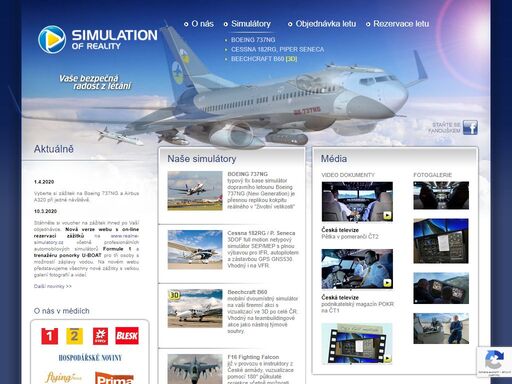 provozujeme tři letecké simulátory v praze. dopravní letadlu, cessna 182 rg a beechcraft b60. letecké-simulatory.cz
