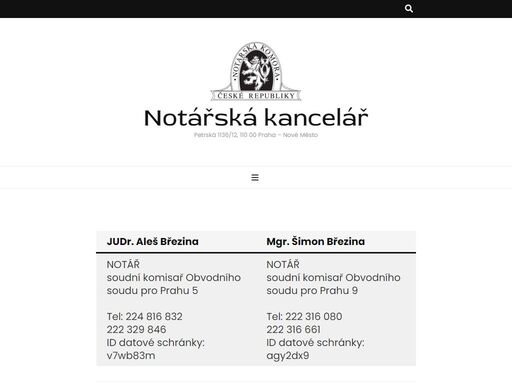 www.notarius.cz