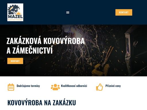 www.kovovyrobamazel.cz