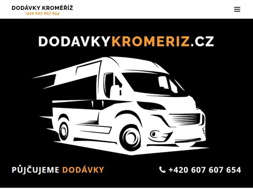 nejlevnější půjčovna dodávek, pronájem dodávek za nejnižší ceny v kroměříži!