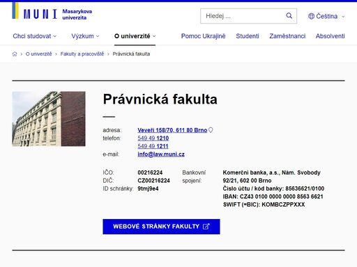 muni.cz/o-univerzite/fakulty-a-pracoviste/pravnicka-fakulta