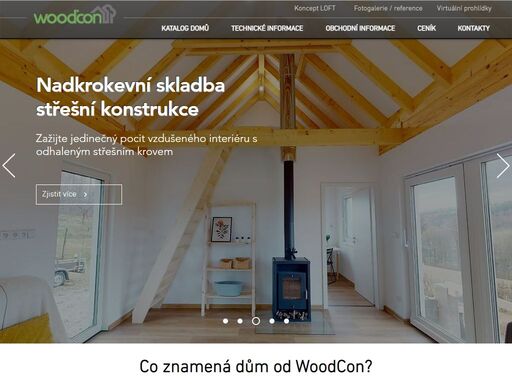 woodcon - rodinné domy formou modulových dřevostaveb na klíč od profesionálů.  150+ referenčních staveb a 15 let zkušeností.