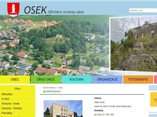 www.obecosek.cz