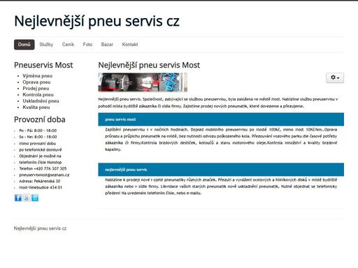 www.nejlevnejsi-pneu-servis.cz