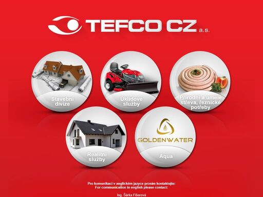 tefco nabízí služby v oblasti stavební činnosti, úklidových služeb, výrobě přírodních střev a realitních službách.