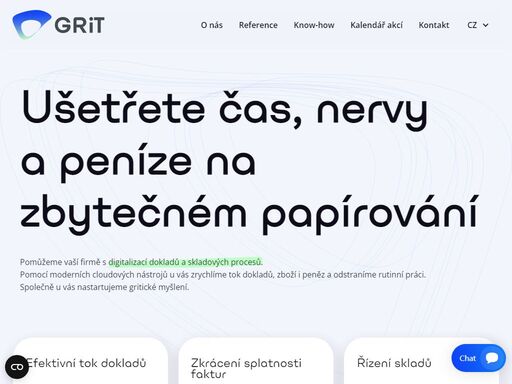 grit je česká it společnost působící na trhu od roku 1992. specialista na edi, elektronickou fakturaci a skladové systémy. dříve působil pod jménem ccv informační systémy.