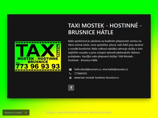 www.taxi-mostek-hostinne-brusnice.cz