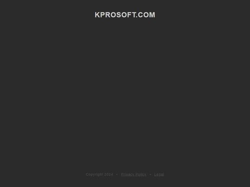 this website is for sale! kprosoft.com is your first and best source for all of the information you’re looking for. from general topics to more of what you would expect to find here, kprosoft.com has it all. we hope you find what you are searching for!