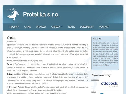 protetika s.r.o. company website