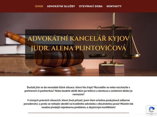 advokátní kancelář judr. alena plintovičová nabízí kompletní právní služby. advokát kyjov.