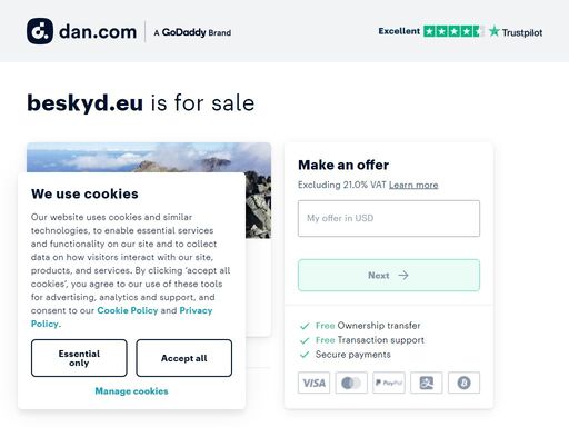 the domain name beskyd.eu is for sale. make an offer or buy it now at a set price.