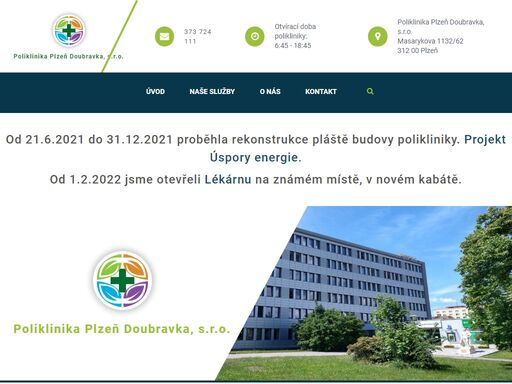 www.poliklinikadoubravka.cz
