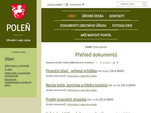 www.polen.cz