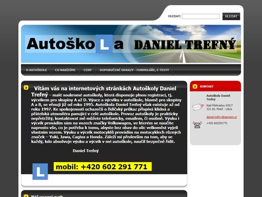 www.autoskolatrefny.cz
