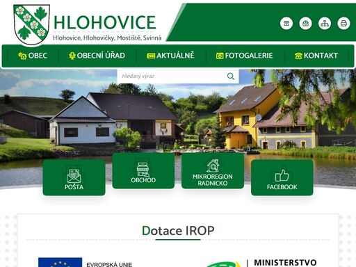 oficiální stránky obce hlohovice