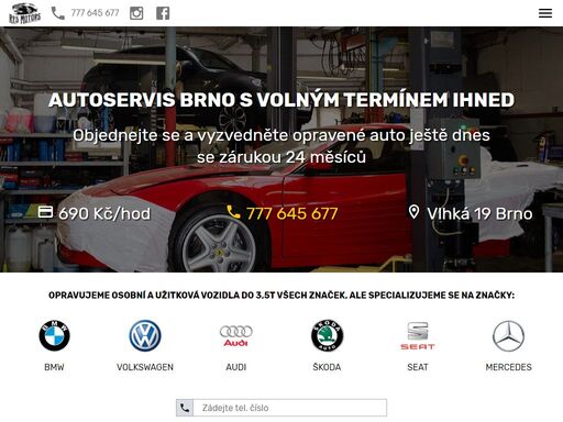 autoservis, pneuservis, 3d geometrie kol. opravujeme auta značek bmw, volkswagen, audi, škoda, seat v centru brna. záruka až 2 roky