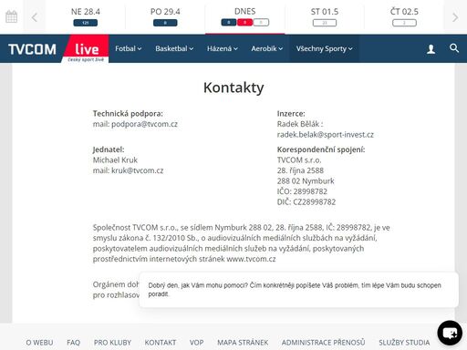 www.tvcom.cz/clanky/kontakty